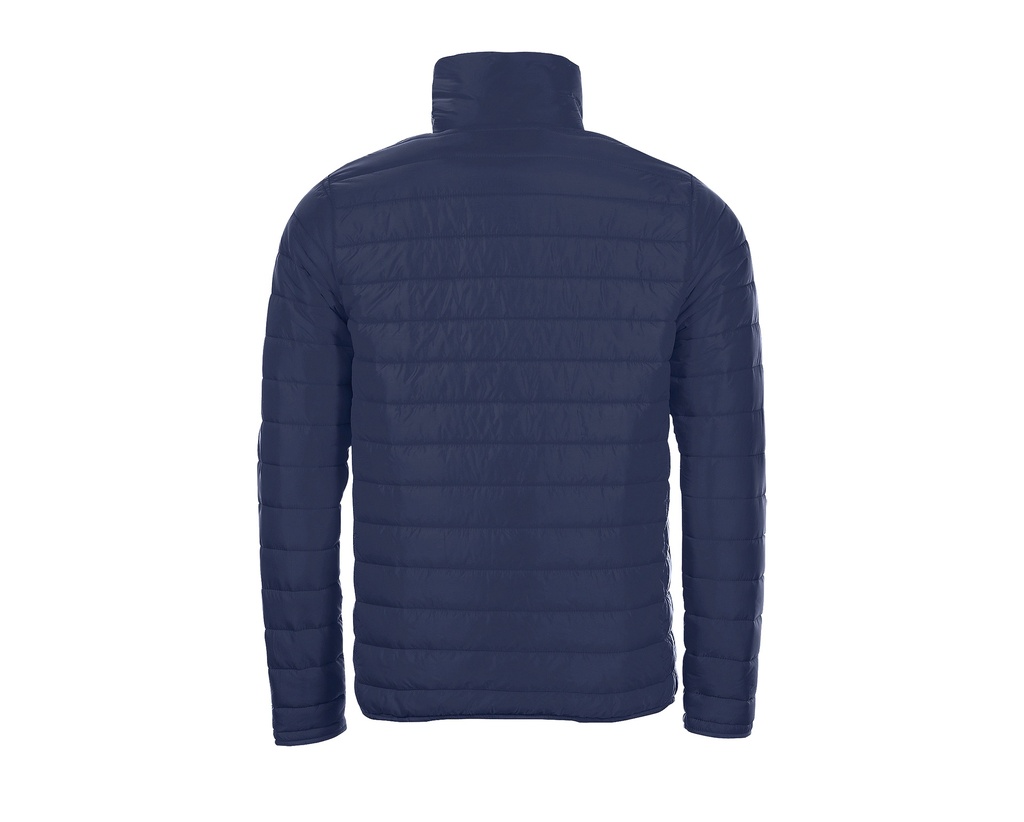 Męska Kurtka Pikowana Slim z Wysoką Stójką - Navy