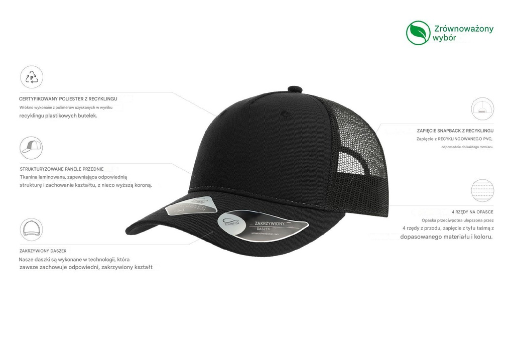Czapka Zion - Black