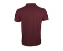 Męska koszulka polo klasyczna, krótki rękaw - Burgundy
