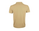 Męska koszulka polo klasyczna, krótki rękaw - Sand