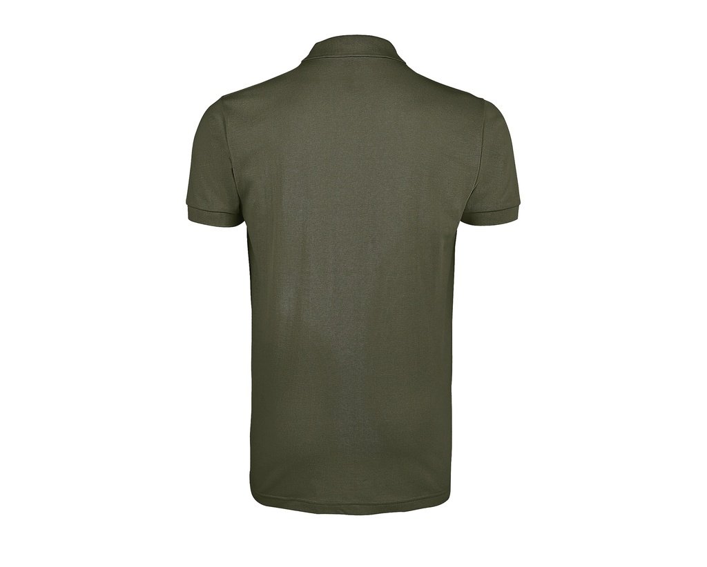 Męska koszulka polo klasyczna, krótki rękaw - Army
