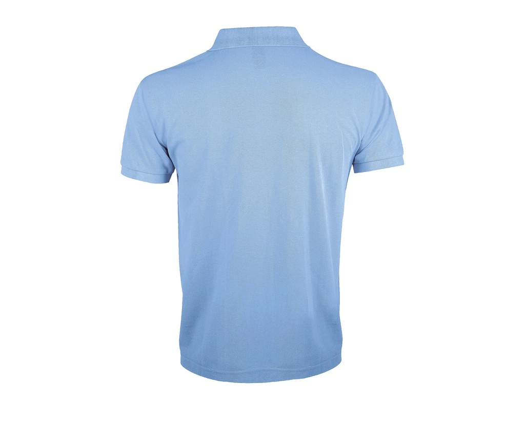 Męska koszulka polo klasyczna, krótki rękaw - Sky Blue