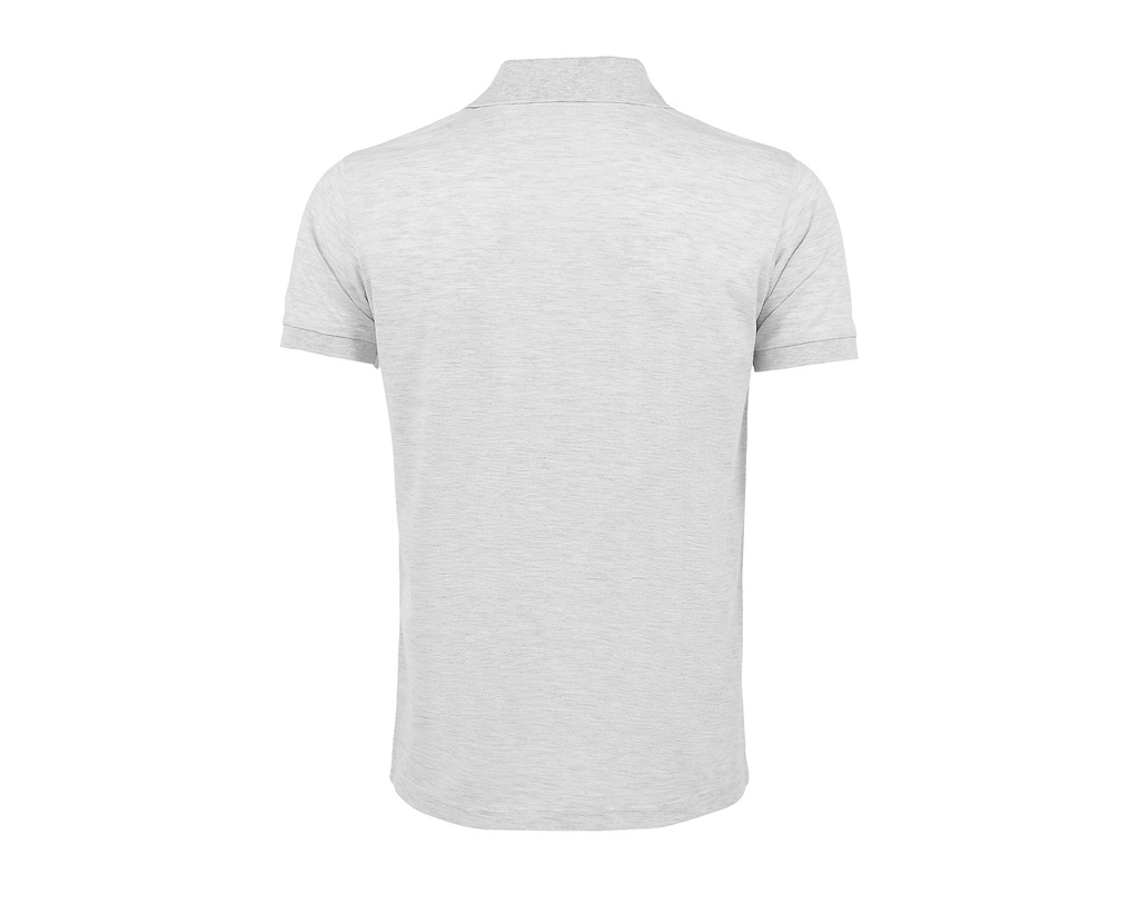 Męska koszulka polo klasyczna, krótki rękaw - Ash (Heather)