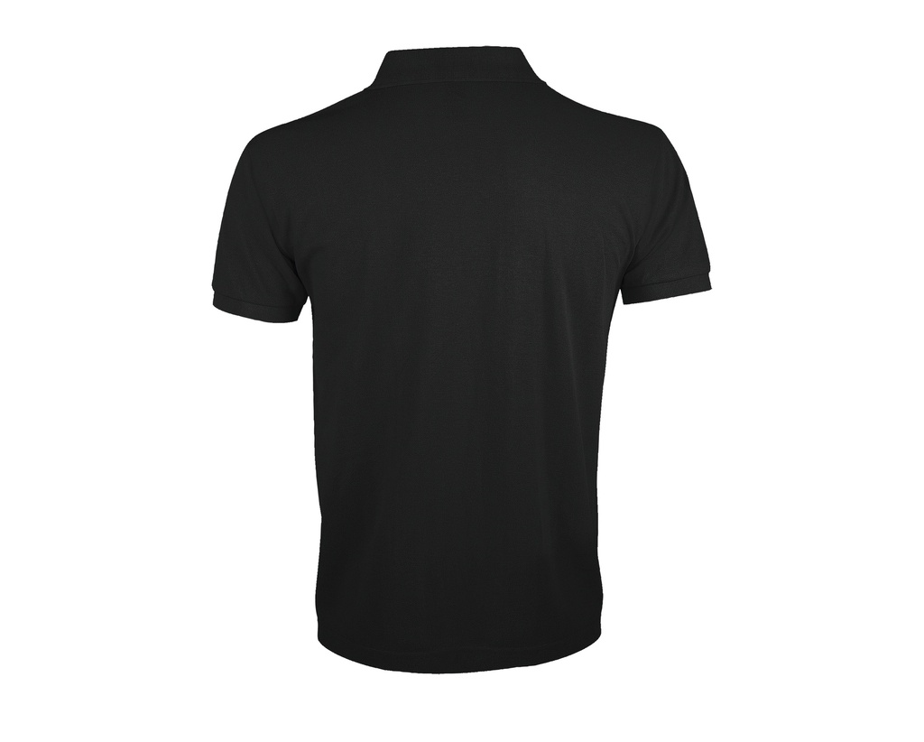Męska koszulka polo klasyczna, krótki rękaw - Black