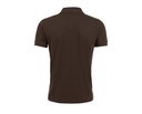 Męska koszulka polo klasyczna, krótki rękaw - Chocolate