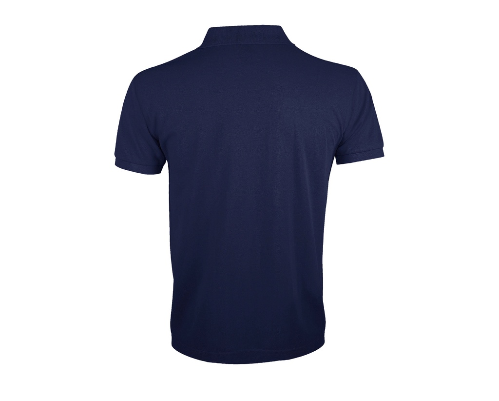 Męska koszulka polo klasyczna, krótki rękaw - French Navy