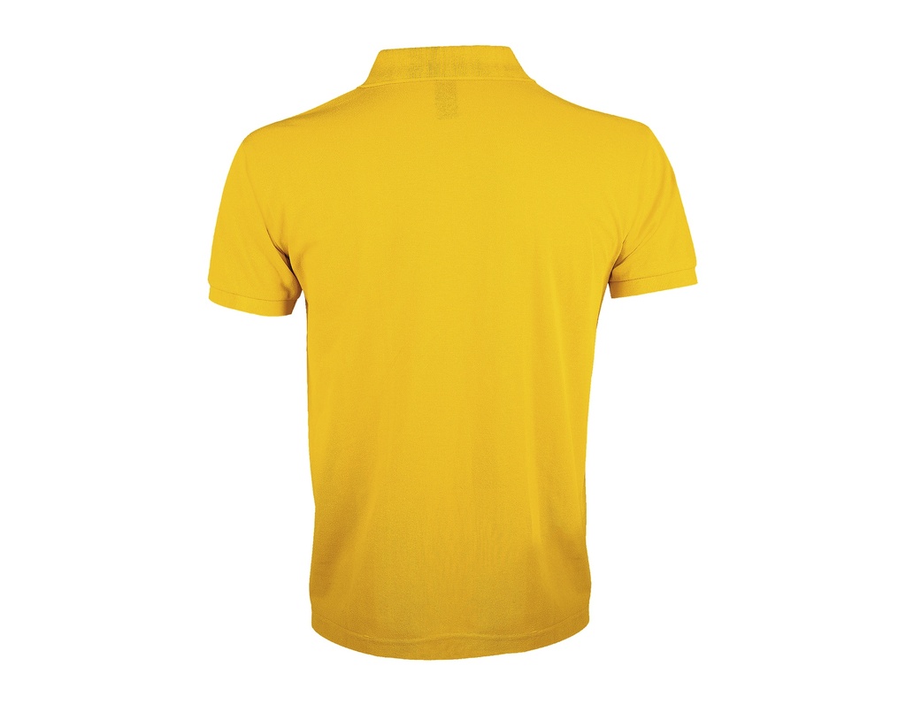 Męska koszulka polo klasyczna, krótki rękaw - Gold