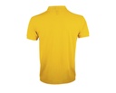 Męska koszulka polo klasyczna, krótki rękaw - Gold