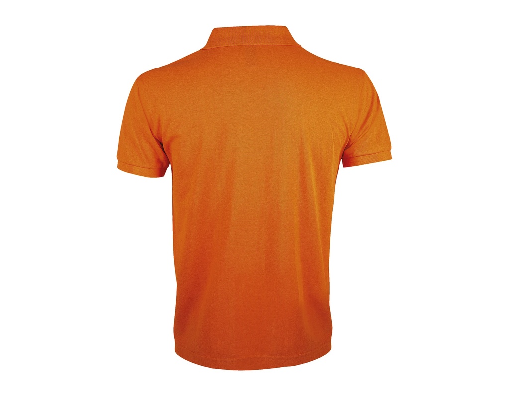 Męska koszulka polo klasyczna, krótki rękaw - Orange