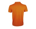 Męska koszulka polo klasyczna, krótki rękaw - Orange