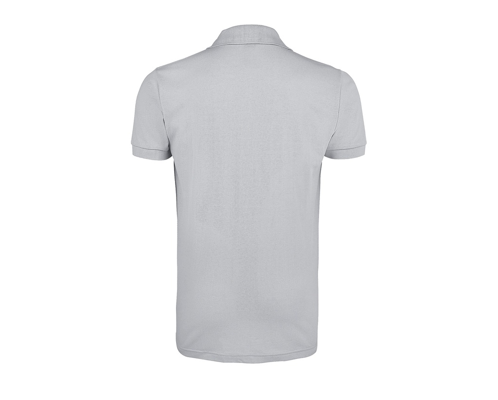 Męska koszulka polo klasyczna, krótki rękaw - Pure Grey