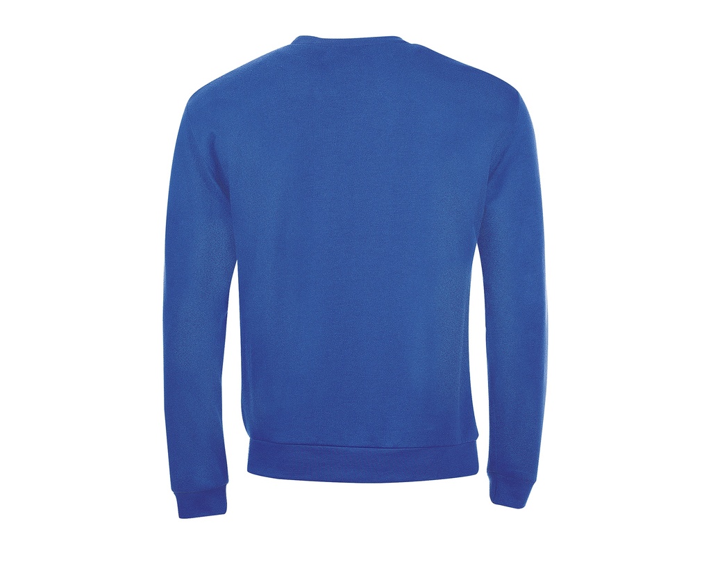Męska bluza z okrągłym dekoltem, klasyczna - Royal Blue 241