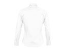 Damska koszula slim z długim rękawem Eden - White