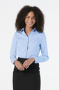 Damska koszula slim z długim rękawem Eden - Bright Sky