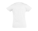 Koszulka dziecięca Slim z krótkim rękawem Cherry - White