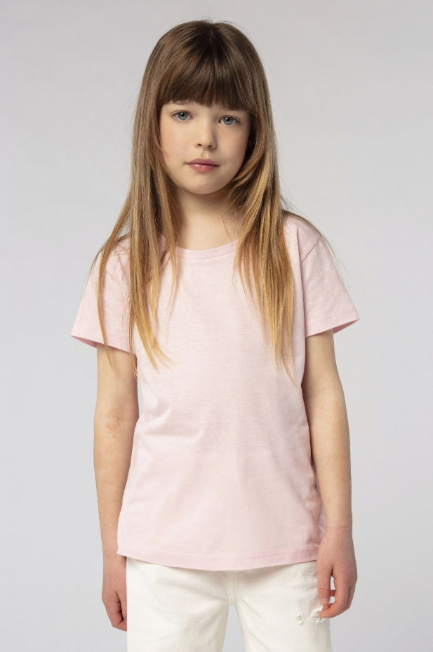 Koszulka dziecięca Slim z krótkim rękawem Cherry - Fuchsia