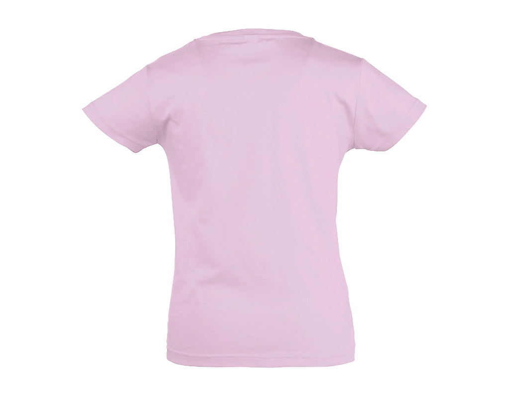 Koszulka dziecięca Slim z krótkim rękawem Cherry - Medium Pink