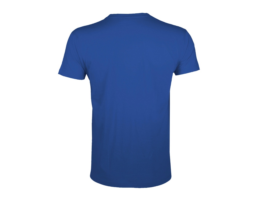 T-Shirt Slim z Krótkim Rękawem - Royal Blue 241