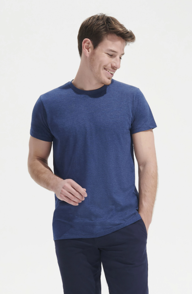 T-Shirt Slim z Krótkim Rękawem - Heather Khaki