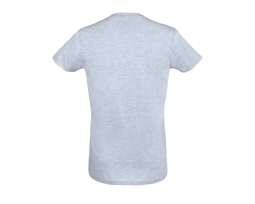 T-Shirt Slim z Krótkim Rękawem - Heather Sky