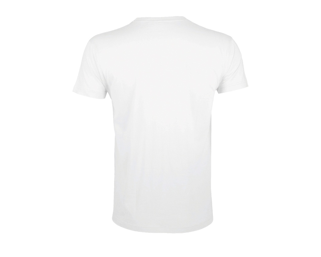 T-Shirt Slim z Krótkim Rękawem - White