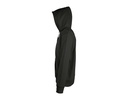 Męska Bluza z Kapturem na Zamek - Black