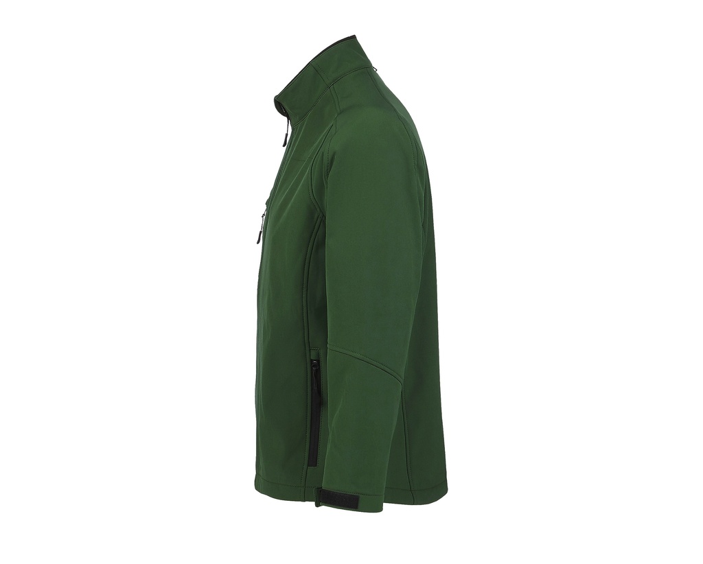 Męska Kurtka Softshell z Kieszeniami - Bottle Green