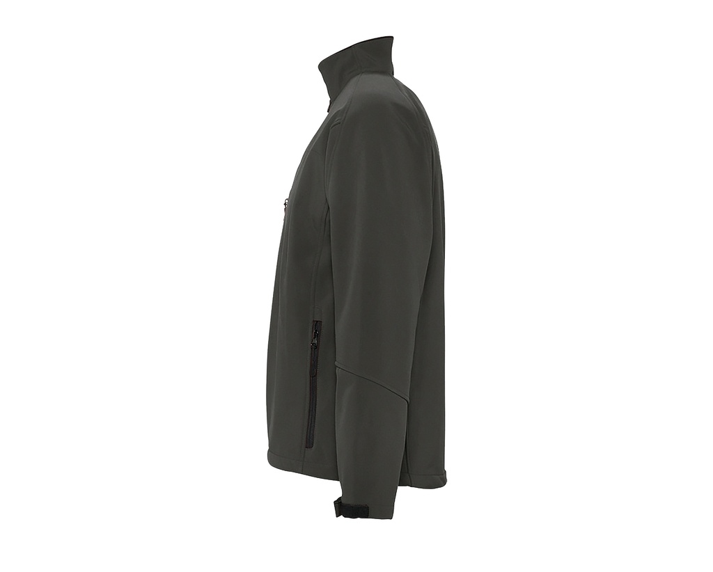 Męska Kurtka Softshell z Kieszeniami - Charcoal Grey (Solid)