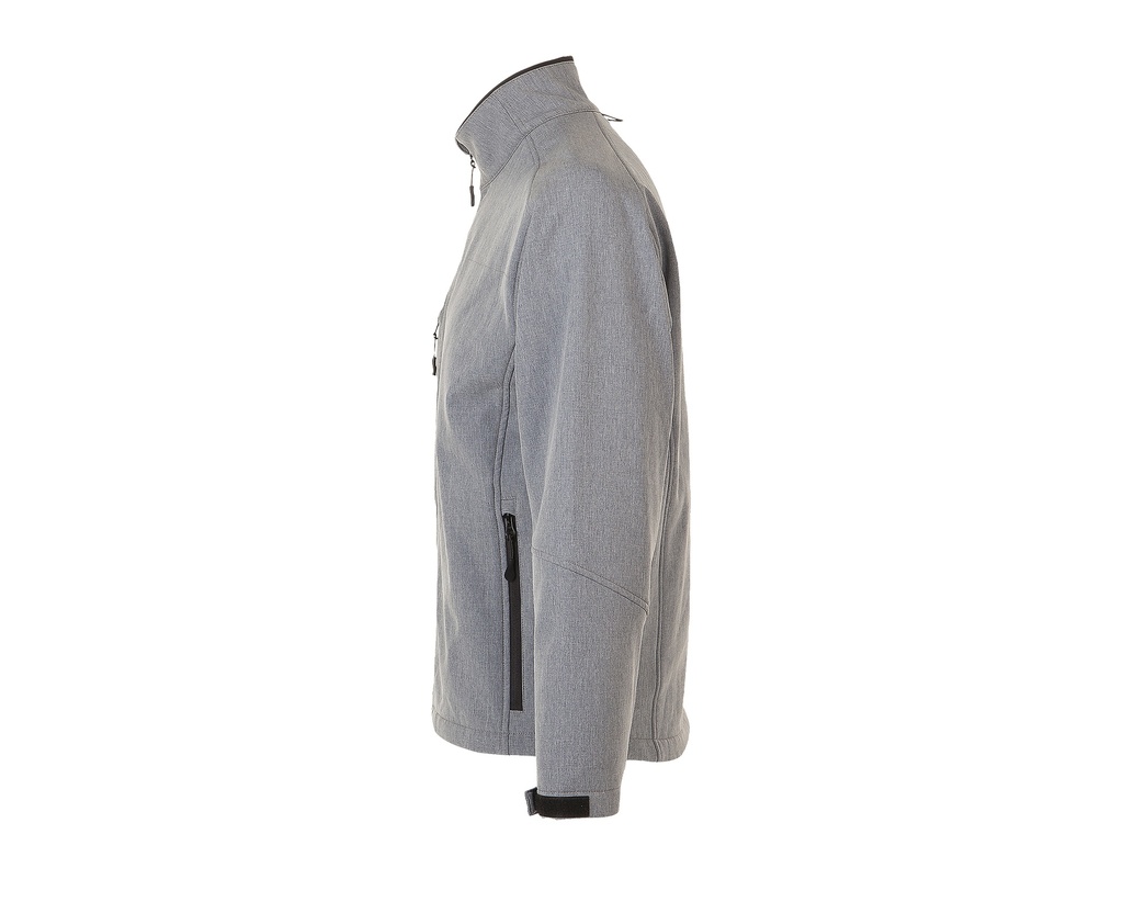 Męska Kurtka Softshell z Kieszeniami - Grey Melange