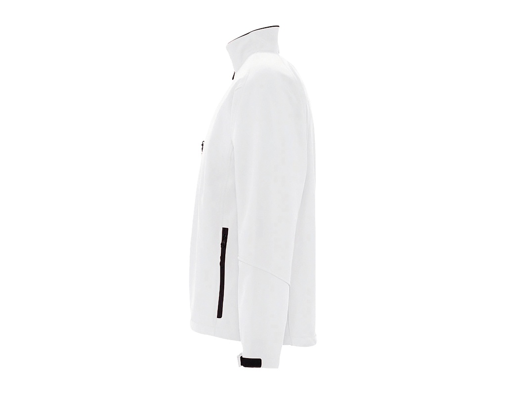 Męska Kurtka Softshell z Kieszeniami - White