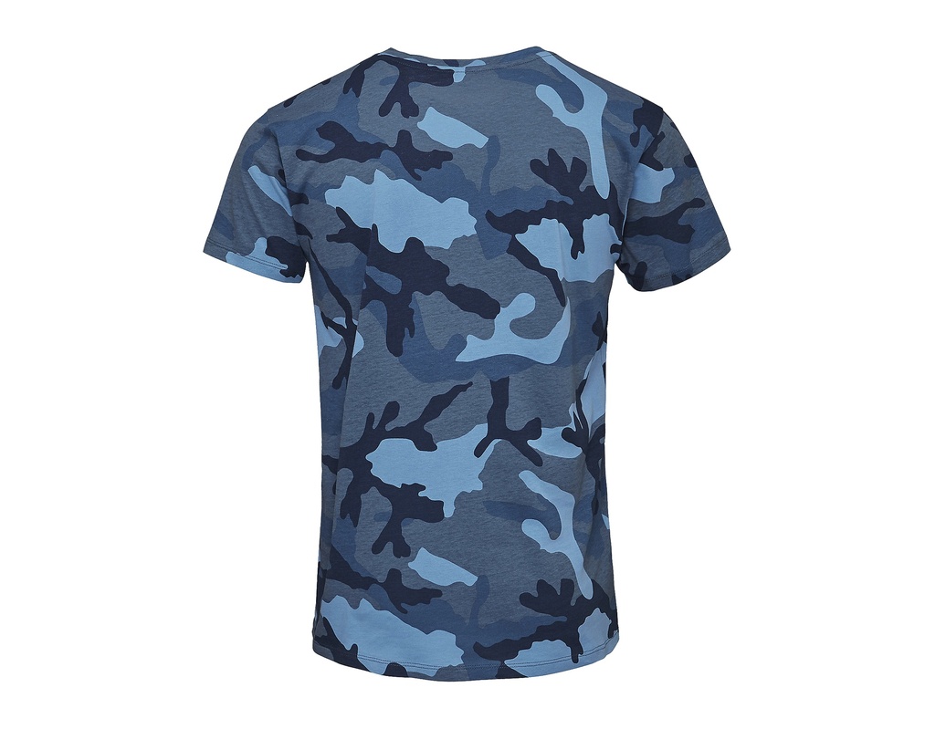 Męski T-shirt Moro - Blue Camo