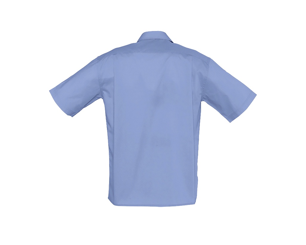 Koszula klasyczna z krótkim rękawem - Middle Blue