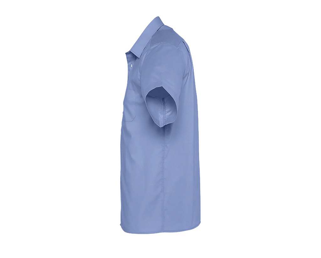 Koszula klasyczna z krótkim rękawem - Middle Blue