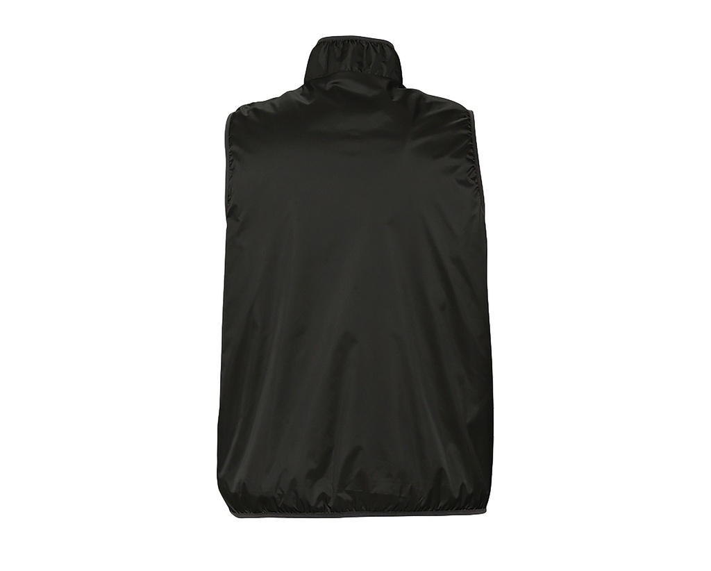 Dwustronny bezrękawnik unisex z polarem - Black