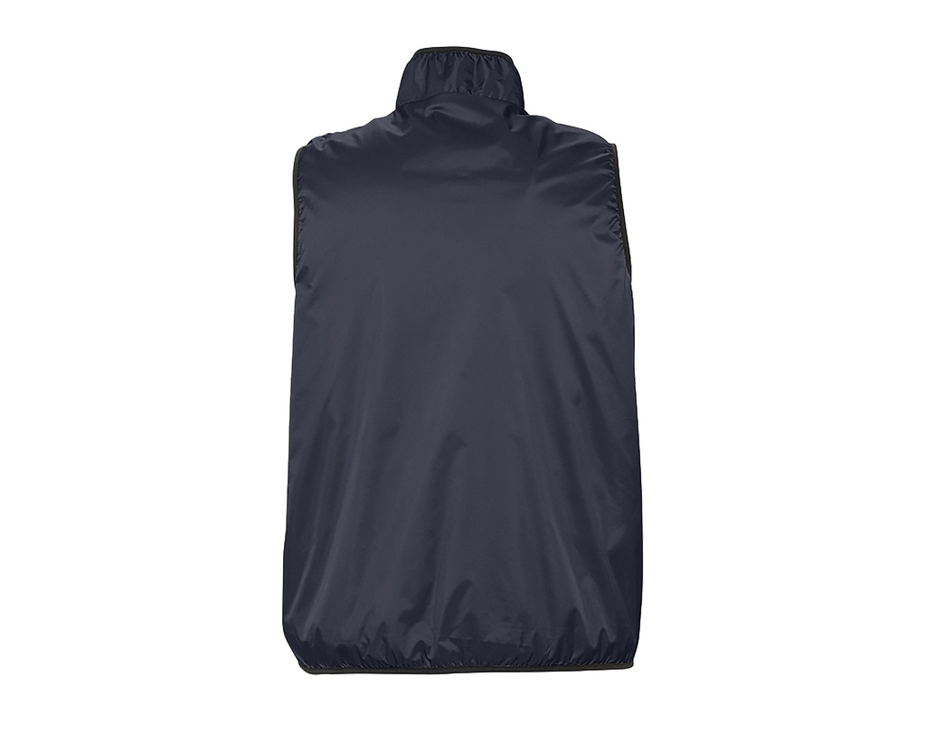 Dwustronny bezrękawnik unisex z polarem - Navy