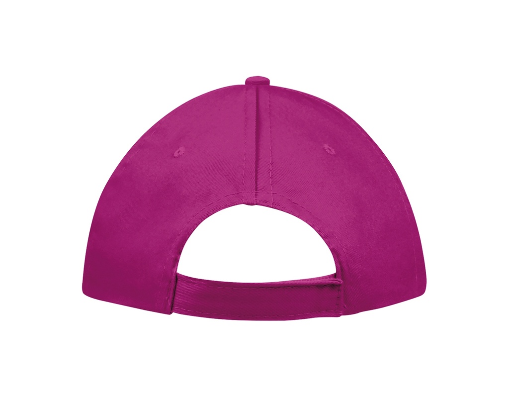 Czapka bawełniana z regulacją - Fuchsia