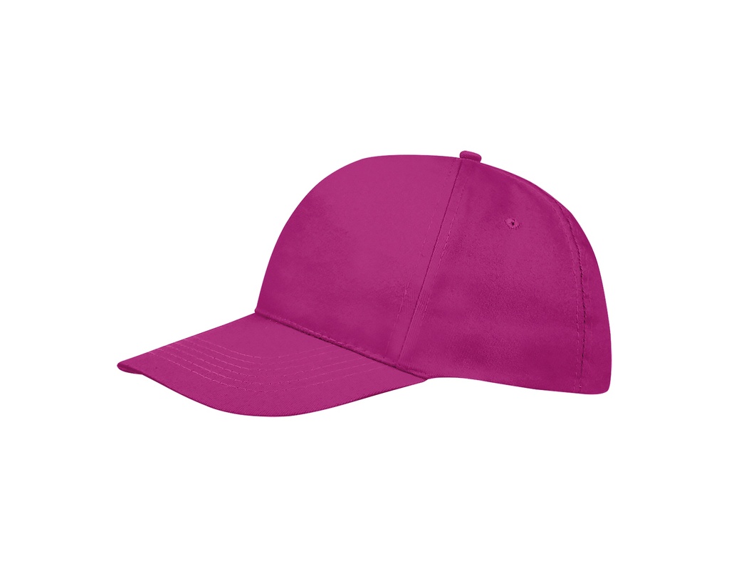 Czapka bawełniana z regulacją - Fuchsia