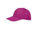 Czapka bawełniana z regulacją - Fuchsia