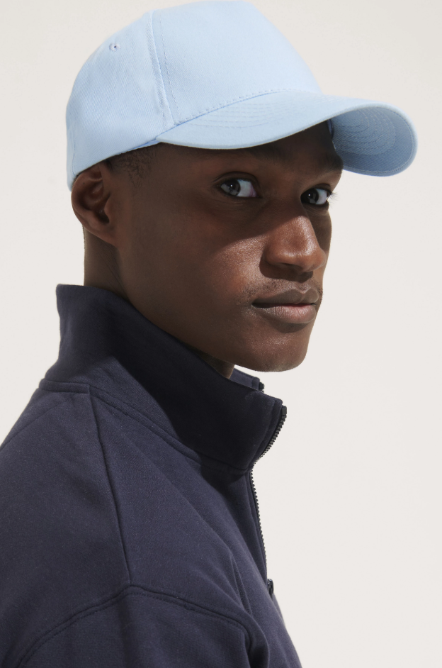 Czapka bawełniana z regulacją - Fuchsia