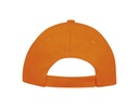 Czapka bawełniana z regulacją - Orange