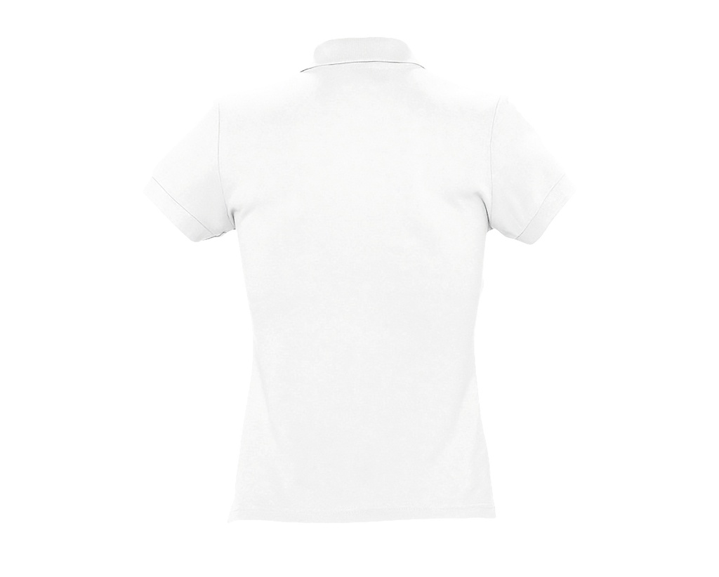 Damska koszulka polo, dopasowana - White