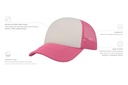 Czapka Rapper - White & Fuchsia Fluo