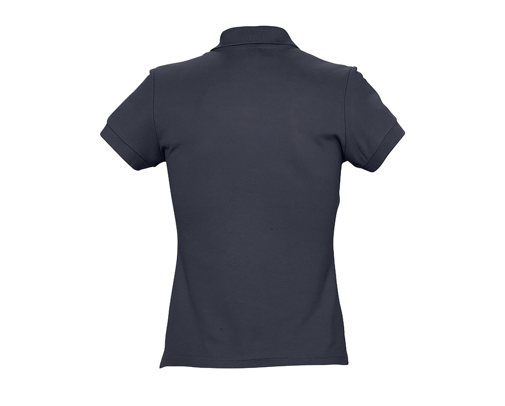 Damska koszulka polo, dopasowana - Navy