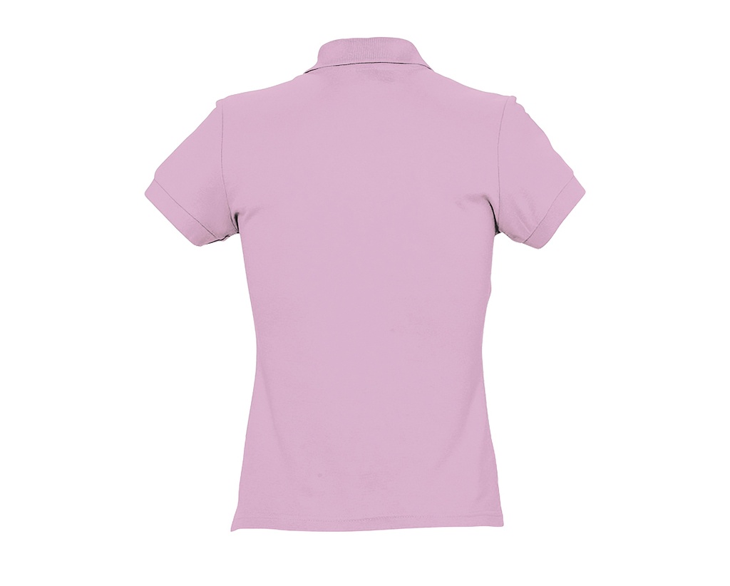 Damska koszulka polo, dopasowana - Pink