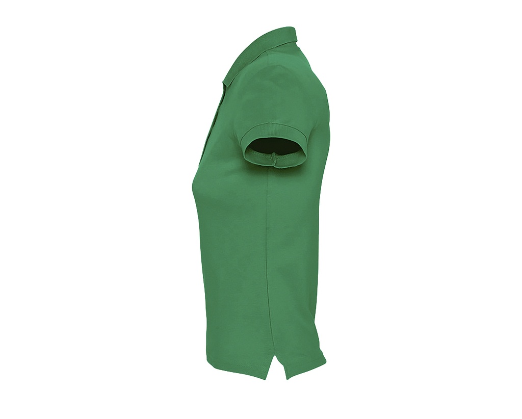 Damska koszulka polo, dopasowana - Kelly Green