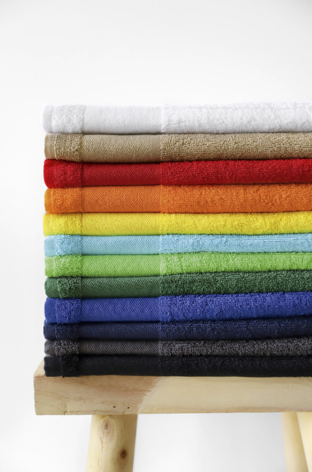 Ręcznik do rąk z uchwytem 50 x 50 cm - Black