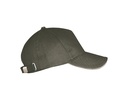 Czapka pięciopanelowa z regulacją - Army & Beige