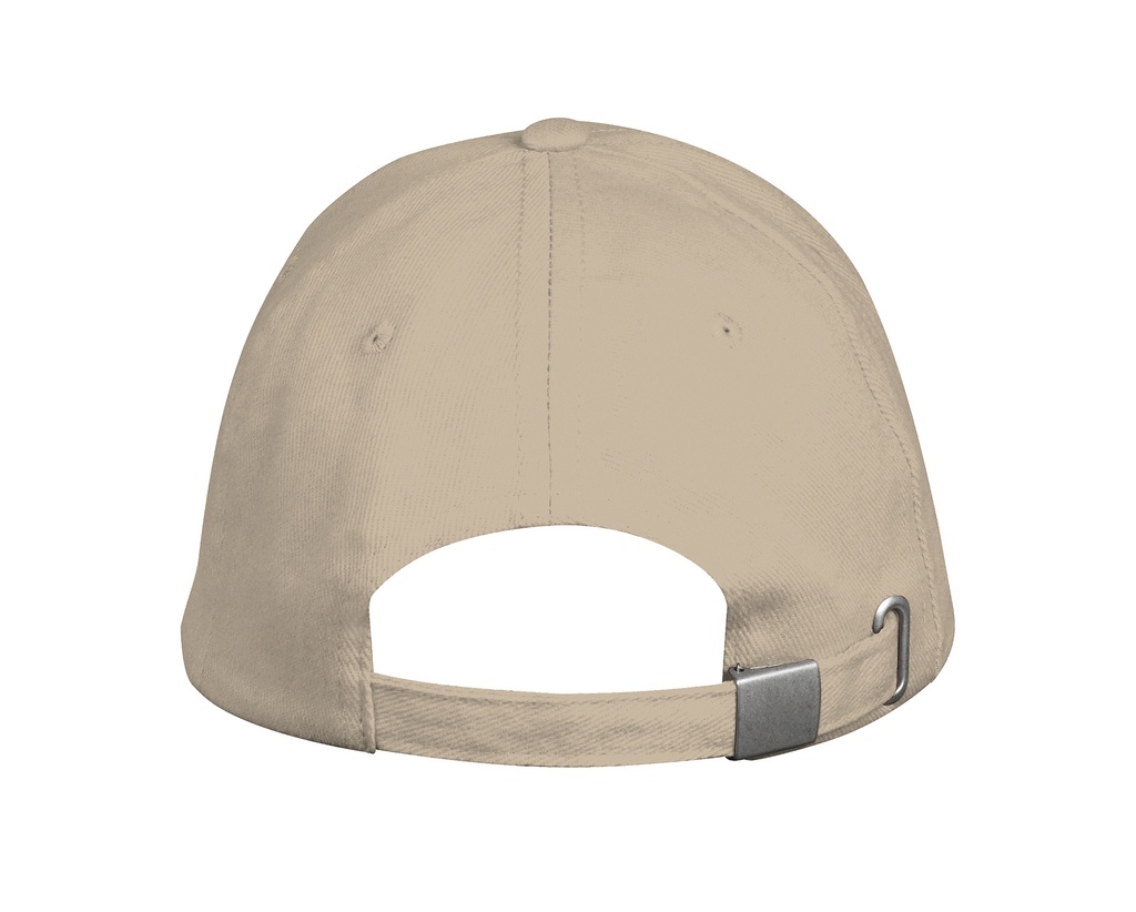 Czapka pięciopanelowa z regulacją - Beige