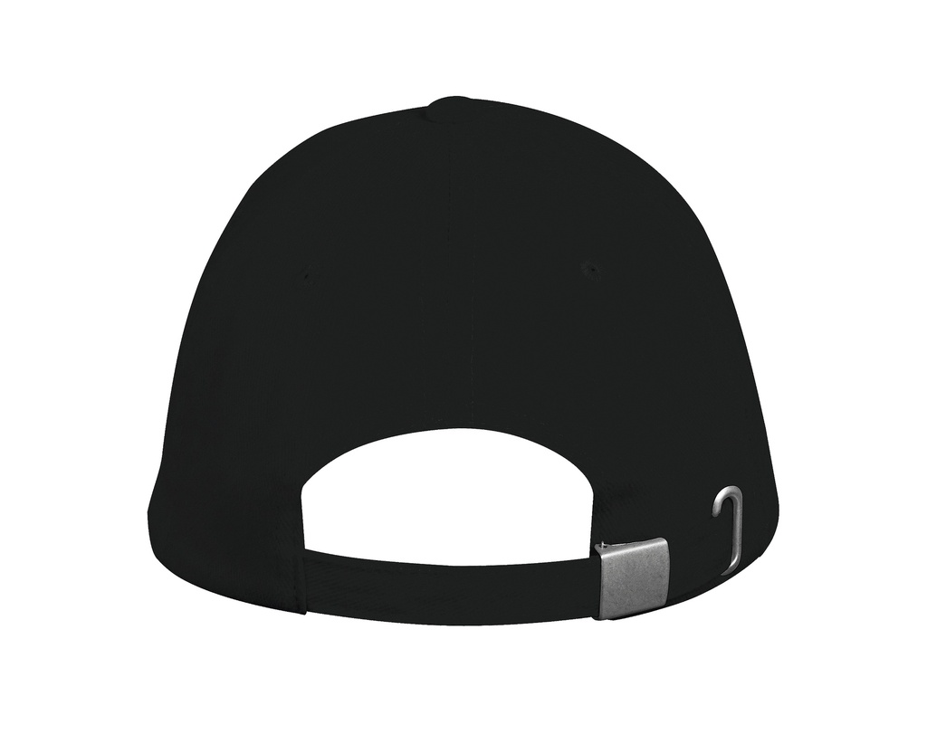 Czapka pięciopanelowa z regulacją - Black