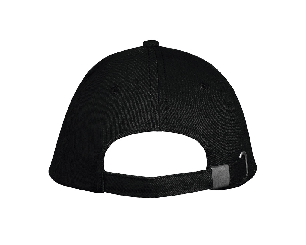 Czapka pięciopanelowa z regulacją - Black & Red